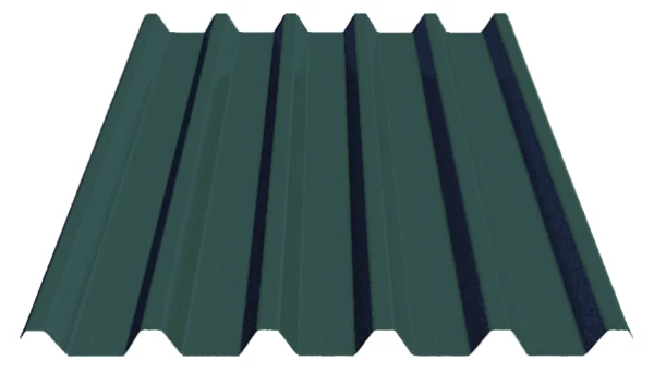 Профлист С 44 Полиэстр 0,5 мм ТУ RAL 6002 Зеленый лист-1