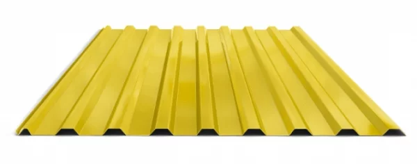 Профнастил МП-20 Норман MP 0,5 мм RAL 1018 Желтый цинк-1 Профнастил МП-20 Норман MP 0,5 мм RAL 1018 Желтый цинк-1