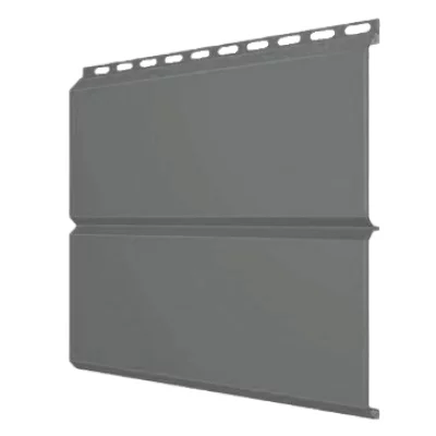 Сайдинг Lбрус Белый алюминий 15х240 NormanMP 0,5 мм RAL 9006 Сайдинг Lбрус Белый алюминий 15х240 NormanMP 0,5 мм RAL 9006