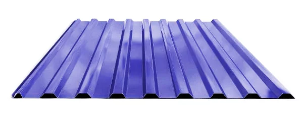 Профнастил МП-20 Полиэстр 0,4 мм RAL 5005 Синий насыщенный-1 Профнастил МП-20 Полиэстр 0,4 мм RAL 5005 Синий насыщенный-1