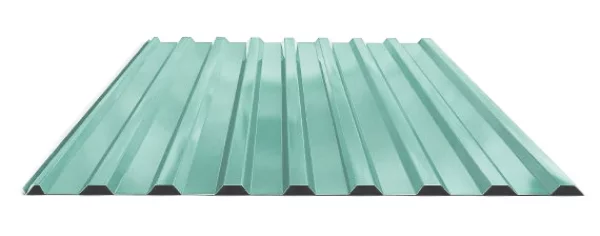 Профлист для крыши МП20 Полиэстр 0.45 мм ГОСТ RAL 6019 Зеленая пастель-1 Профлист для крыши МП20 Полиэстр 0.45 мм ГОСТ RAL 6019 Зеленая пастель-1