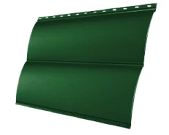 Сайдинг Woodstock-Н 28х330 Полиэстер 0.45 мм RAL 6002 Зеленый лист
