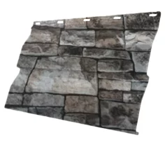 Корабельная доска Экостил глянцевый 0.5 мм Белый камень продольный