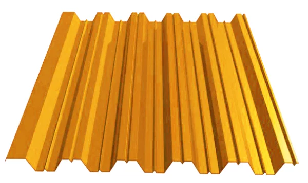 Профнастил НС-35 Полиэстр 0.45 мм ГОСТ RAL 1018 Желтый цинк-1 Профнастил НС-35 Полиэстр 0.45 мм ГОСТ RAL 1018 Желтый цинк-1