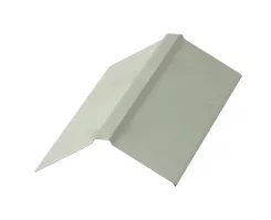 Планка конька плоского Белая ночь Норман 0.5 мм 190х190х2000 мм