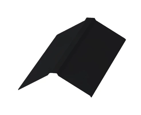 Планка конька плоского Черный янтарь PURMAN 0.5 мм 150х150х2000 мм