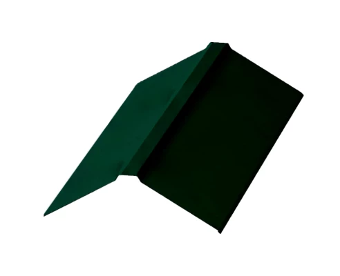 Планка конька плоского Зеленый мох Викинг 0.45 мм 190х190х2000 мм
