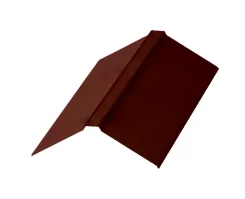 Планка конька плоского 190х190х2000 мм Полиэстер RAL 3003 Красный рубин