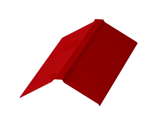 Планка конька плоского 190х190х2000 NormanMP (ПЭ-01-3020-0.5) Красный насыщенный