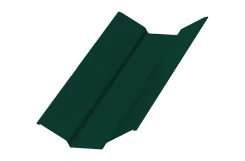 Планка ендовы верхняя Зеленый мох ПЭ 0.45 76х76х2000 мм Ral 6005