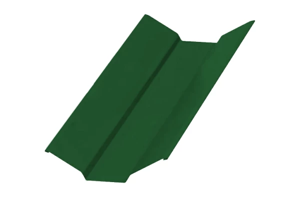 Планка ендовы верхняя 76х76х2000 NormanMP (ПЭ-01-6002-0.5) Зеленый лист