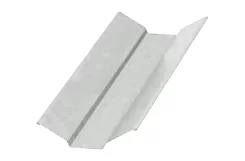 Планка ендовы верхняя Белая NormanMP 0.5 мм 76х76х2000 мм