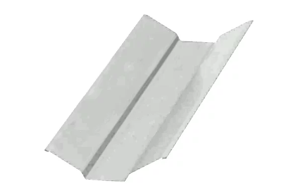 Планка ендовы верхняя Белая ПЭ 0.45 76х76х2000 мм Ral9003 Планка ендовы верхняя Белая ПЭ 0.45 76х76х2000 мм Ral9003