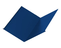Планка ендовы нижняя Синий насыщенный ПЭ 0.45 298х298х2000 мм