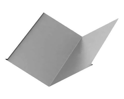 Планка ендовы нижняя Мягкий серый ПЭ 0.45 298х298х2000 мм