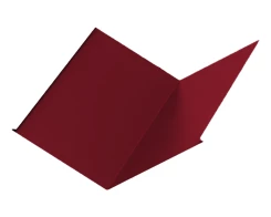 Планка ендовы нижняя Красный рубин ПЭ 0.45 298х298х2000 мм