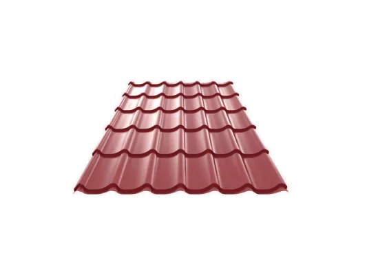 Металлочерепица МП Ламонтерра-X (ПЭ-01-3005-0.45) Красное вино-1 Металлочерепица МП Ламонтерра-X (ПЭ-01-3005-0.45) Красное вино-1