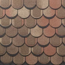 Гибкая черепица Shinglas Многослойная Атлантика Тенерифе