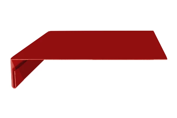 Планка карнизного свеса 200х30х2000 NormanMP (ПЭ-01-3020-0.5) Красный насыщенный