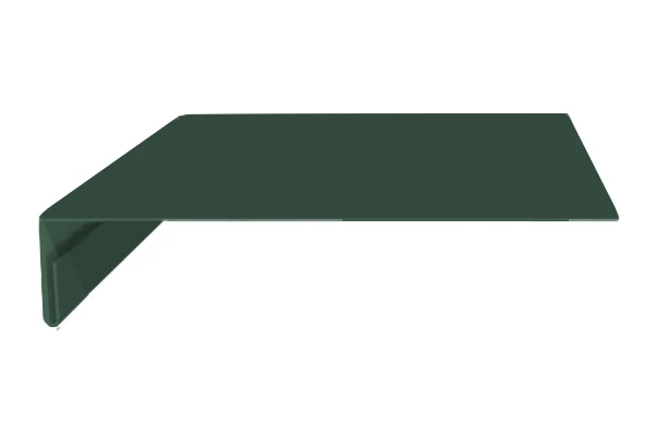 Планка карнизного свеса Зеленый мох PURMAN 0.5 мм 200х30х2000 мм Ral6005