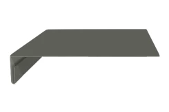 Планка карнизного свеса Мышиный ПЭ 0.45 200х30х2000 мм