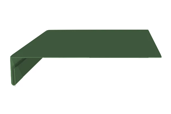 Планка карнизного свеса Зеленый лист ПЭ 0.45 200х30х2000 мм