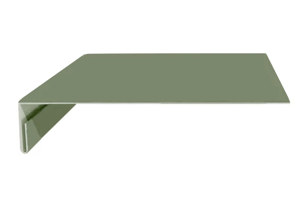 Планка карнизного свеса Темно-зеленая PURETAN 0.5 мм 200х30х200 мм