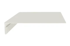 Планка карнизного свеса Мягкий серый ПЭ 0.45 200х30х2000 мм