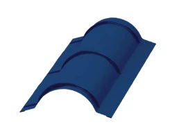 Планка конька круглого R110х2000 (PURMAN-20-5005-0.5) Синий насыщенный