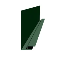 Планка карнизного свеса сложная Зеленый мох ПЭ 0.45 185х50х2000 мм