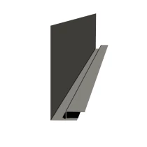 Планка карнизного свеса сложная 250х50х2000 (ПЭ-01-7024-0.45) Серый графит