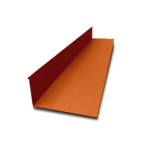 Планка примыкания верхняя Чистый оранжевый ПЭ 0.45 250х147х2000 мм
