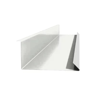 Планка примыкания нижняя 250х122х2000 NormanMP (ПЭ-01-9003-0.5) Белая Планка примыкания нижняя 250х122х2000 NormanMP (ПЭ-01-9003-0.5) Белая