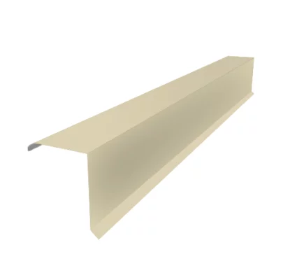 Планка торцевая Светлая слоновая кость ПЭ 0.45 95х120х2000 мм Планка торцевая Светлая слоновая кость ПЭ 0.45 95х120х2000 мм