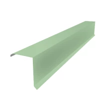 Планка торцевая 95х120х2000 (ПЭ-01-6019-0.45) Бело-зеленая