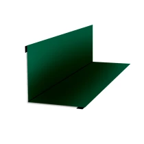Планка угла внутреннего Зелёный мох ПЭ 0.45 115х115х2000 мм