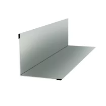 Планка угла внутреннего Мышиный ПЭ 0.45 115х115х2000 мм