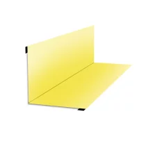 Планка угла внутреннего Жёлтый цинк NormanMP 0.5 мм 115х115х2000 мм