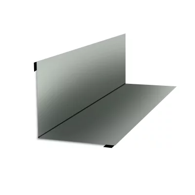 Планка угла внутреннего 115х115х2000 (ПЭ-01-9006-0.45) Бело-алюминиевая Планка угла внутреннего 115х115х2000 (ПЭ-01-9006-0.45) Бело-алюминиевая