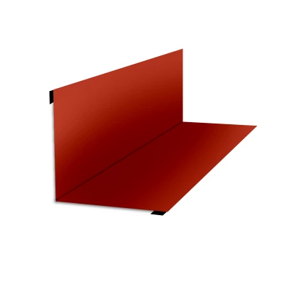 Планка угла внутреннего 115х115х2000 (PURETAN-20-RR750-0.5) Кирпично-красная