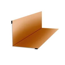 Планка угла внутреннего Коричневая медь NormanMP 0.5 мм 115х115х2000 мм