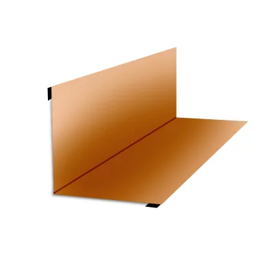 Планка угла внутреннего Коричневая медь NormanMP 0.5 мм 115х115х2000 мм
