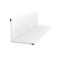 Планка угла внутреннего Белая ПЭ 0.45 115х115х2000 мм