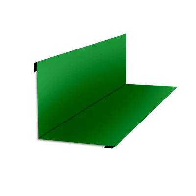 Планка угла внутреннего 30х30х3000 NormanMP 0,5 мм RAL 6002 Зеленый лист