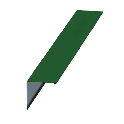 Планка угла наружного 115х115х2000 NormanMP (ПЭ-01-6002-0.5) Зеленый лист