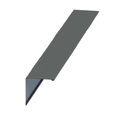 Планка угла наружного Мышиный ПЭ 0.45 115х115х2000 мм Планка угла наружного Мышиный ПЭ 0.45 115х115х2000 мм