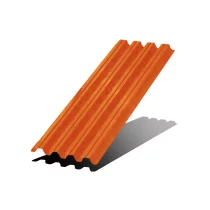 Профлист Н75 Полиэстр 0,7 мм RAL 2004 Чистый оранжевый