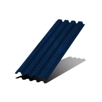 Профнастил Н75 Полиэстр 0,7 мм ГОСТ RAL 5005 Синий насыщенный