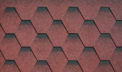 Гибкая черепица Katepal Katrilli Осенний красная