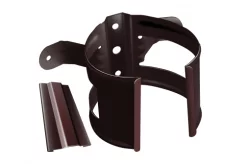 Grand Line Кронштейн трубы на дерево 90 мм Коричневый шоколад